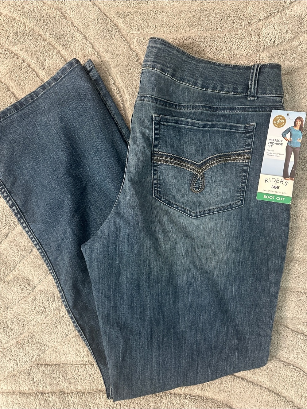 Riders by Lee Women's Boot Cut Blue Jeans